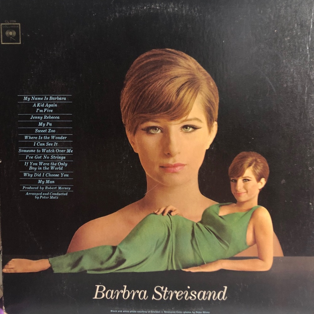 BARBARA STREISAND My name is Barbara Streisand, Album 1965 - Picture 2 of 4